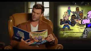 Мстители читают детскую книгу про Таноса