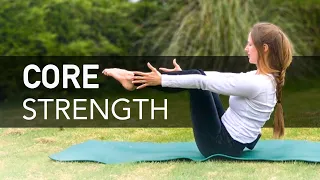 20 min Yoga Core Strength Vinyasa ♥ Strong Beginner/ Intermediate Yoga Workout ♥  YogaCandi