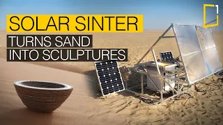 The solar sinter by Markus Kayser | Solar 3D printing machine