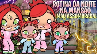 ROTINA DA NOITE NA NOVA MANSÃO MAU ASSOMBRADA EM AVATAR WORLD 🏠😱AVATAR WORLD HISTÓRIAS E ROTINAS 🩷