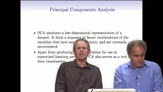 Statistical Learning: 12.1 Principal Components