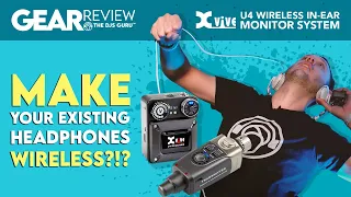 Make your existing headphones WIRELESS! | XVive U4 Audio In-Ear Monitor IEM System Review and Demo