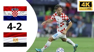 Croatia vs Egypt 4-2- All Goals & Highlights - 2024