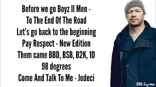 New Kids On The Block - Boys In The Band (Boy Band Anthem) | Lyrics