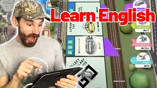 Learn English With Monopoly | Comprehensible Input English lesson