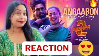 Angaaron (The Couple Song) Lyrical Video Reaction | Pushpa 2 The Rule Reaction  | Juli Reacts