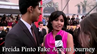 Freida Pinto FAKE accent journey