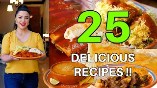 MEXICAN FOOD COMPILATIONS DINNER RECIPES | Satisfying and tasty food| Over  3 hours of COOKING!!!