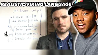 AMERICAN REACTS To What's the "realistic" Viking language?