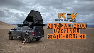 2015 Ram 2500 Overland build Walk Around with Camp King RTT