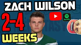 Breaking News: Zach Wilson torn meniscus; out 2-4 weeks?