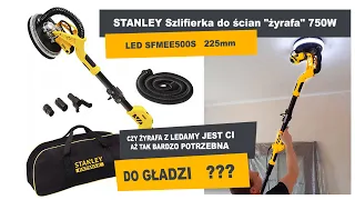 "Żyrafa" STANLEY FATMAX - Szlifierka do gipsu 750W 225mm SFMEE500S - TEST I PREZENTACJA