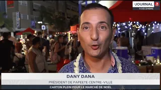 Carton plein pour le Grand marché de Noël à Papeete réussite chiffre d’affaires Dany DANA