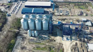 Ход строительства зернового терминала РММП 24 апреля 2021 года (Ростов-на-Дону)