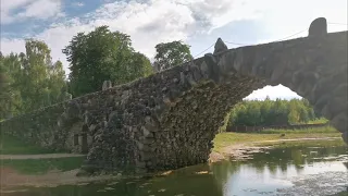 Деревня Василево. Валунный мост, место съемки фильма “Ночной дозор”