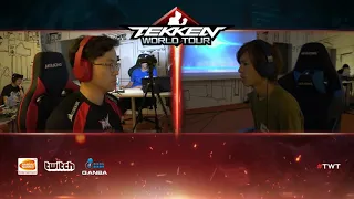 Tekken 7 World Tour - Knee (Steve) vs Double (Law) (Tokyo Tekken Masters)