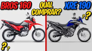 XRE 190 OU BROS 160 QUAL VALE MAIS A PENA ! opiniao de dono