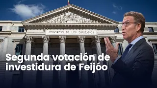 Feijóo fracasa definitivamente en la segunda votación de su investidura (29/09/2023)