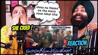 She Cried While Reaction | Fish Shop New Comedy Corner | Saleem Albela & Goga Pasroori