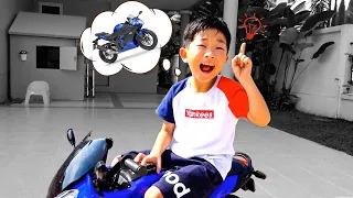 Funny Story About How Yejun Rides Motorcycle for Kids