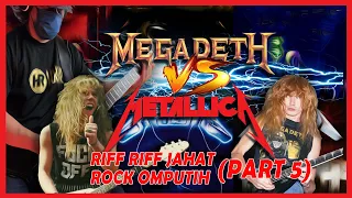 Battle of the Riffs - Early Megadeth Vs Metallica (Part 5)#riffwars #riffjahat #hetfieldvsmustaine