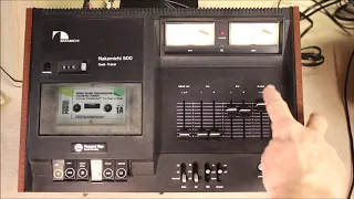 Vintage (1974 – 1978) Nakamichi 500 Top Loading Cassette