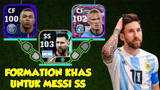 PAKAI FORMATION NI SUPAYA PLAYING STYLE MESSI SS LAGI BERKESAN ! THE TRUE CREATIVE PLAYMAKER GAME !