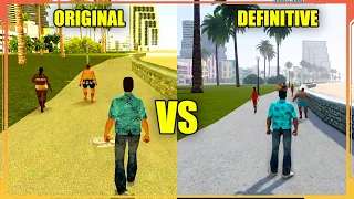 GTA VICE CITY Original VS Definitive Mobile | Gameplay & Graphics comparison