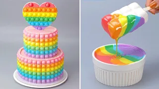 Indulgent HEART Cake Decorating Ideas For Darling 💜 So Yummy Cake Decorating Tutorial | Perfect Cake