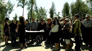 Новосибирск прощался с солдатами, которые погибли в Омске