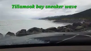 Sneaker wave Oregon coast barview Oregon