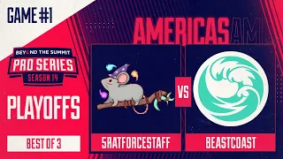 5RATFORCESTAFF vs beastcoast Game 1 - BTS Pro Series 14 AM: Playoffs w/ Kmart & ET