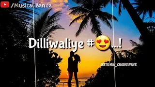 💖 Dilli Waliye Whatsapp Status Video || Neha Kakkar || Billal Saeed || Latest Punjabi song ||