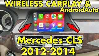 Wireless CarPlay and AndroidAuto in Mercedes CLS 2012 2013 2014 (C218)