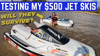 Taking My $500 ANTIQUE Jet Skis To The Lake For Testing