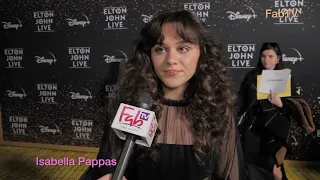 Isabella Pappas at Disney+'s Elton John Live: Farewell from Dodger Stadium