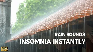 Relaxing Rain Sounds on a Tin Roof || Within 5 minutes you will say goodbye to insomnia instantly