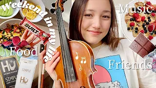 WEEKEND IN MY LIFE | All-State Orchestra VLOG | Food, Violin, Repeat | Senior Year Diaries ep. 1