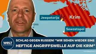 PUTINS KRIEG: Russen in der Klemme! "Wir sehen wieder eine heftige Angriffswelle auf die Krim!"