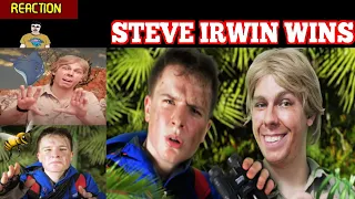 IRWIN WON THIS! - Bear Grylls Vs Steve Irwin Rap battle Reaction