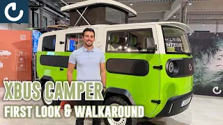XBUS Camper First Look! Electric camper van walkaround & features.