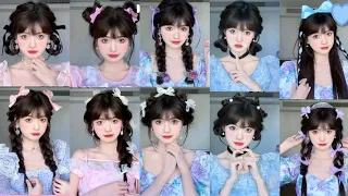 Which style You like the most❓Cute Hairstyle Tutorial Korean Style for Girls