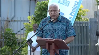 Fijian Prime Minister officiates at the opening of the Suva Rugby Union Pre-Season Match