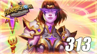 INFINITE GOLD WITH A BUGGED QUEST!  Hearthstone Battlegrounds funny moments №313