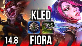 KLED vs FIORA (TOP) | Quadra, Legendary | NA Diamond | 14.8