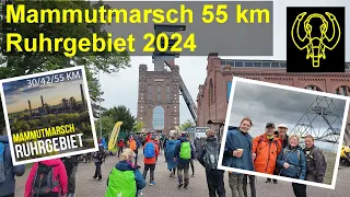 Mammutmarsch Ruhr 2024 55 km - nach Chaosstart gefinished