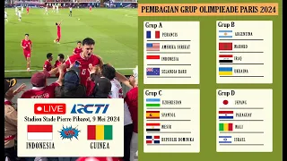 BISMILLAH INDONESIA GABUNG GRUP A !! Inilah Pembagian Grup Cabor Sepakbola di Olimpiade Paris 2024