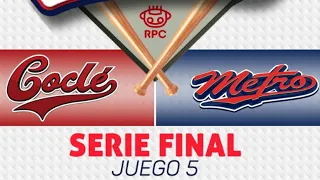 EN VIVO | SERIE FINAL DEL BÉISBOL JUVENIL 2024 | Panamá Metro vs Coclé - Juego 5