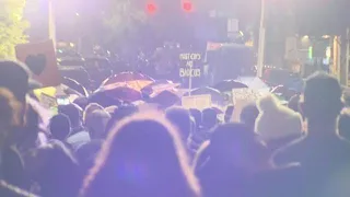 Protests for George Floyd continue in Seattle for the 9th night