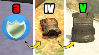 ARMOUR in GTA Games (Evolution)